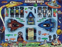 airgamboys 36604 - 3 Astronautas + 3 aliens space adventurer