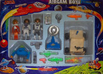 airgamboys 37302 - 3 astronautas + robot + rover lunar