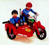 airgamboys 00241 - Moto con sidecar bomberos