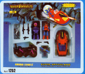 airgam comics Red Masker - Dr. Diabolic con aeromoto y moto